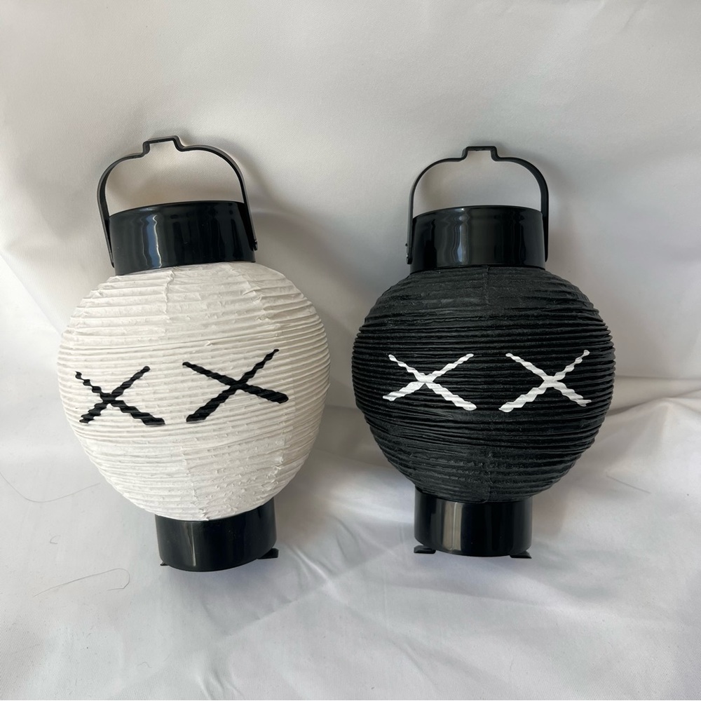 KAWS HOLIDAY JAPAN Lantern Black & White Limited Very Rare